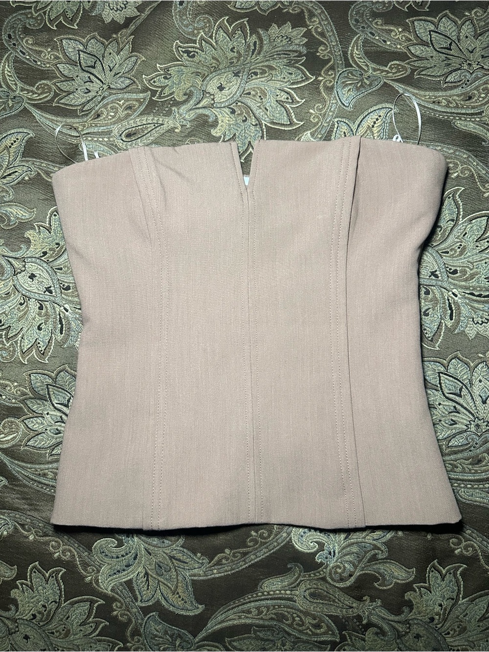Strapless Blush Pink Women's Corset Top